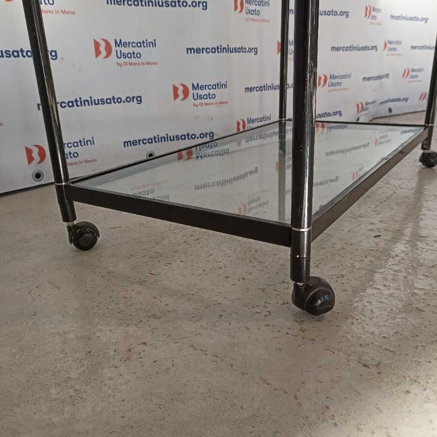 Scaffale su rotelle in vetro - immagine 5